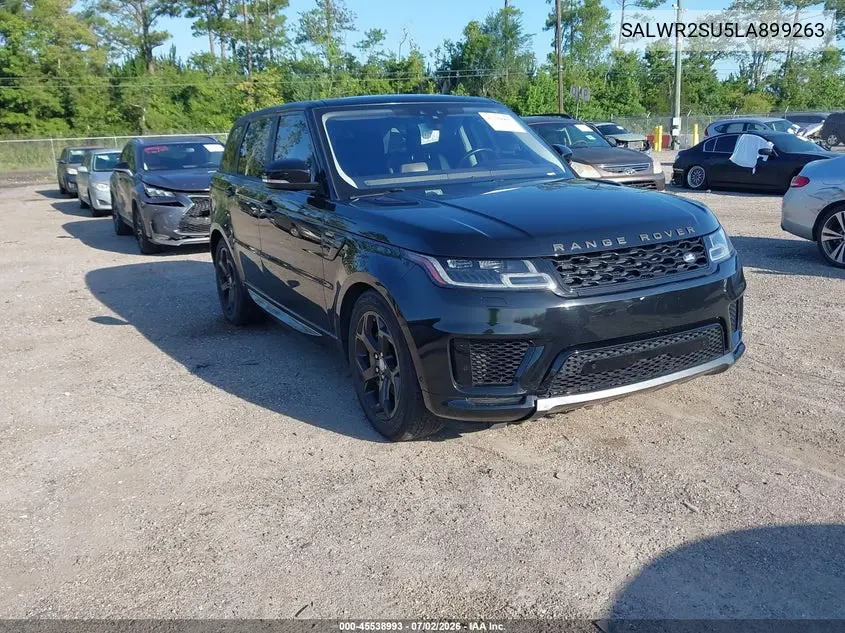 2020 Land Rover Range Rover Sport Hse Mhev VIN: SALWR2SU5LA899263 Lot: 45538993