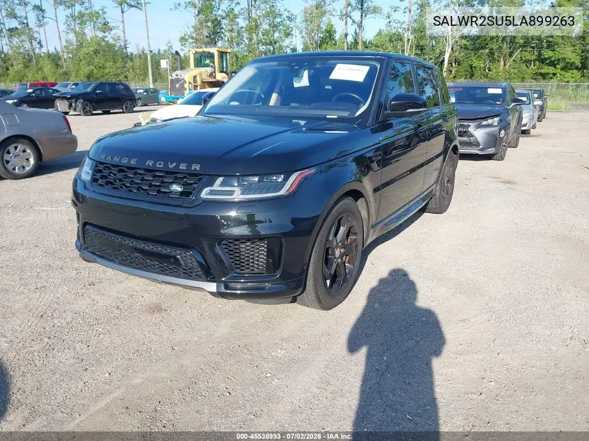 2020 Land Rover Range Rover Sport Hse Mhev VIN: SALWR2SU5LA899263 Lot: 45538993