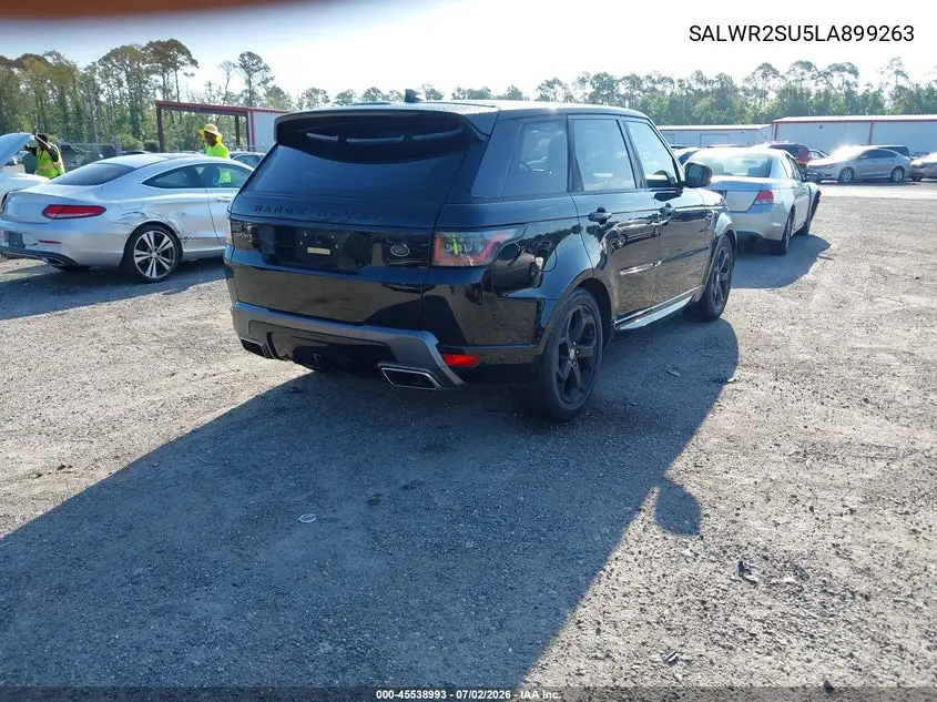 2020 Land Rover Range Rover Sport Hse Mhev VIN: SALWR2SU5LA899263 Lot: 45538993