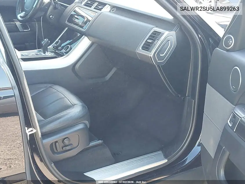 2020 Land Rover Range Rover Sport Hse Mhev VIN: SALWR2SU5LA899263 Lot: 45538993