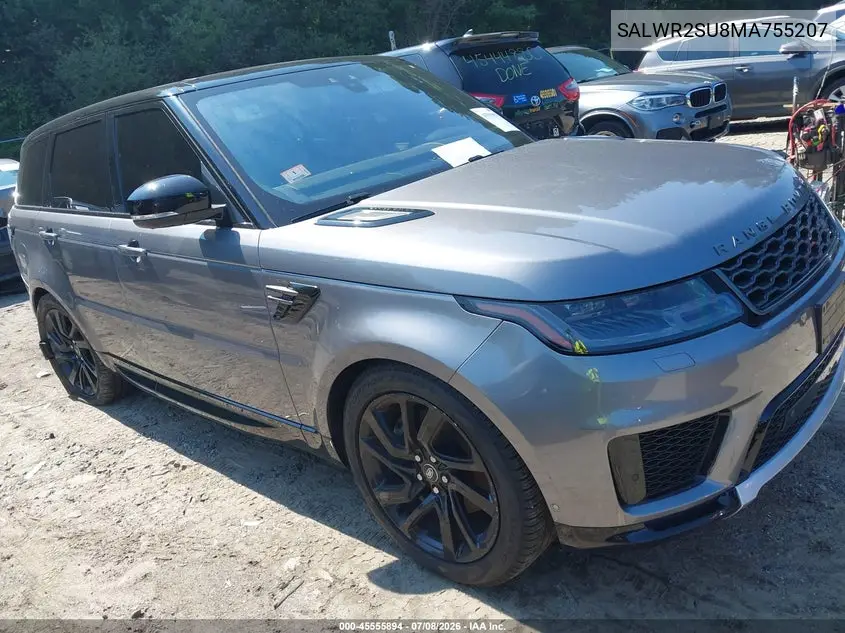 2021 Land Rover Range Rover Sport Hse Silver Edition Mhev VIN: SALWR2SU8MA755207 Lot: 45555894