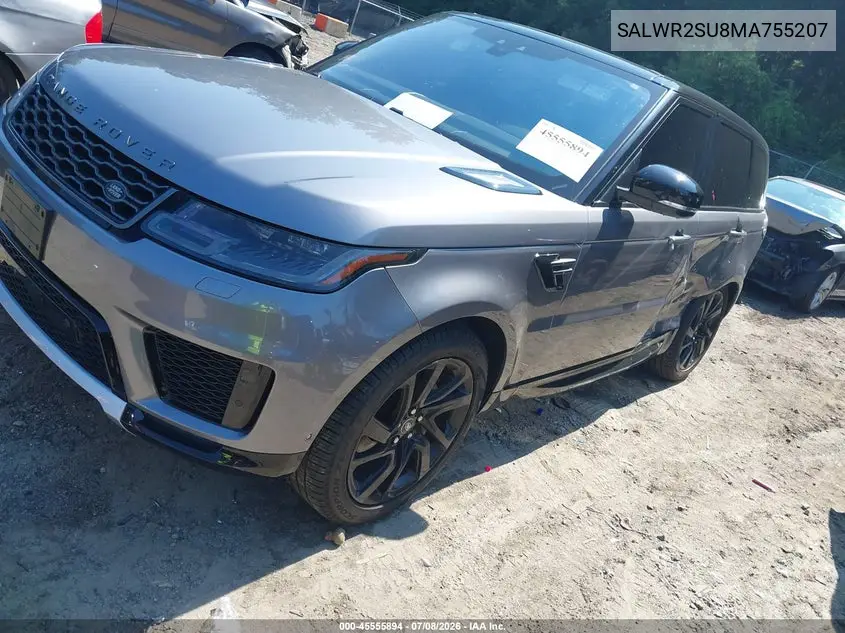 2021 Land Rover Range Rover Sport Hse Silver Edition Mhev VIN: SALWR2SU8MA755207 Lot: 45555894