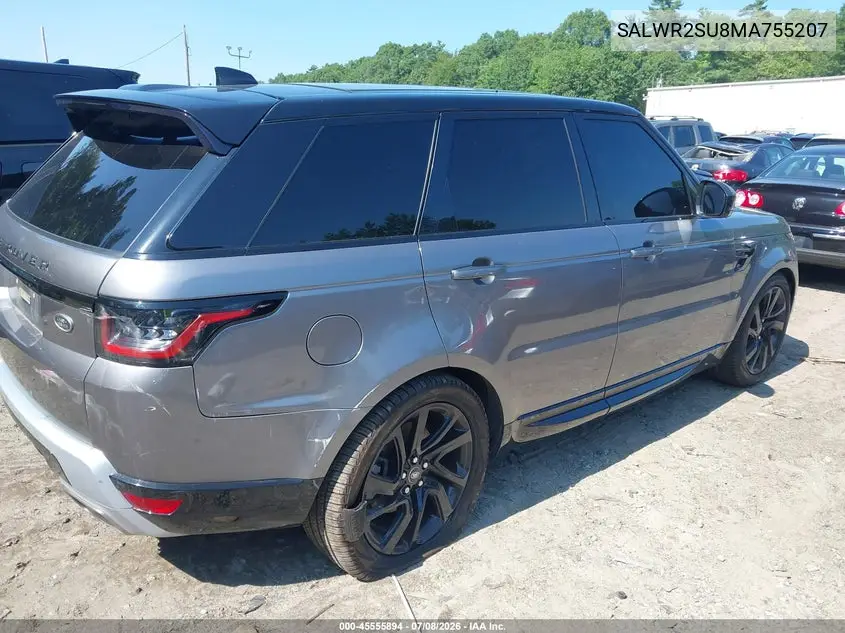 2021 Land Rover Range Rover Sport Hse Silver Edition Mhev VIN: SALWR2SU8MA755207 Lot: 45555894