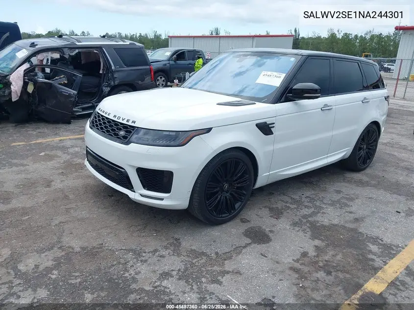 2022 Land Rover Range Rover Sport Autobiography VIN: SALWV2SE1NA244301 Lot: 45487360