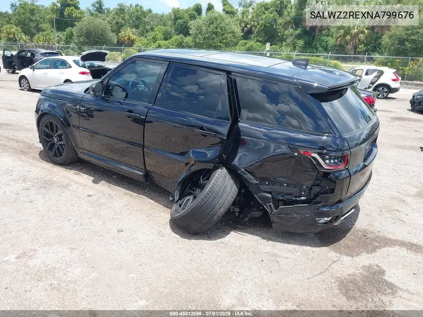 2022 Land Rover Range Rover Sport Svr/Svr Carbon Edition VIN: SALWZ2REXNA799676 Lot: 45512086
