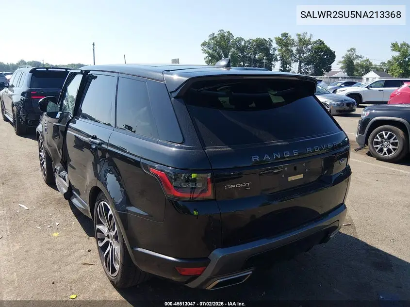 2022 Land Rover Range Rover Sport Hse Silver Edition Mhev VIN: SALWR2SU5NA213368 Lot: 45513047