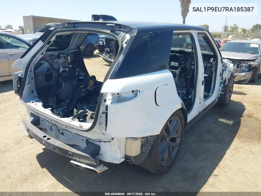 2024 Land Rover Range Rover Sport Se VIN: SAL1P9EU7RA185387 Lot: 45406648