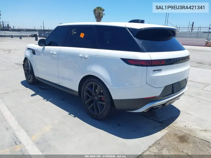 2024 Land Rover Range Rover Sport Se VIN: SAL1P9EU3RA421341 Lot: 45541758