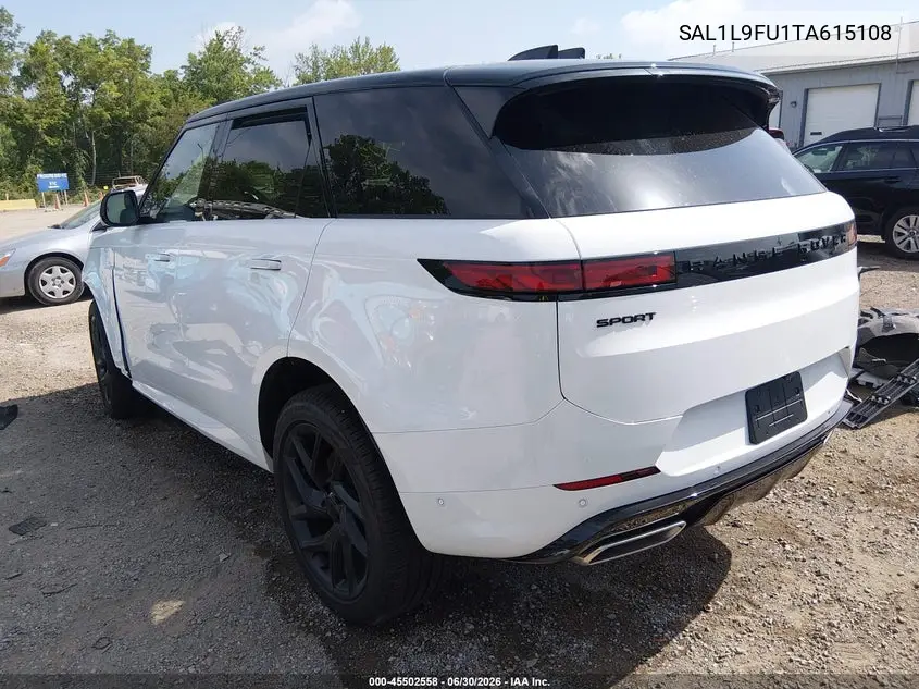 2026 Land Rover Range Rover Sport P400 Dynamic Se VIN: SAL1L9FU1TA615108 Lot: 45502558