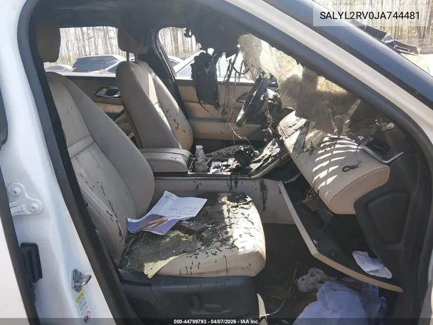 2018 Land Rover Range Rover Velar P380 Se R-Dynamic VIN: SALYL2RV0JA744481 Lot: 44799793