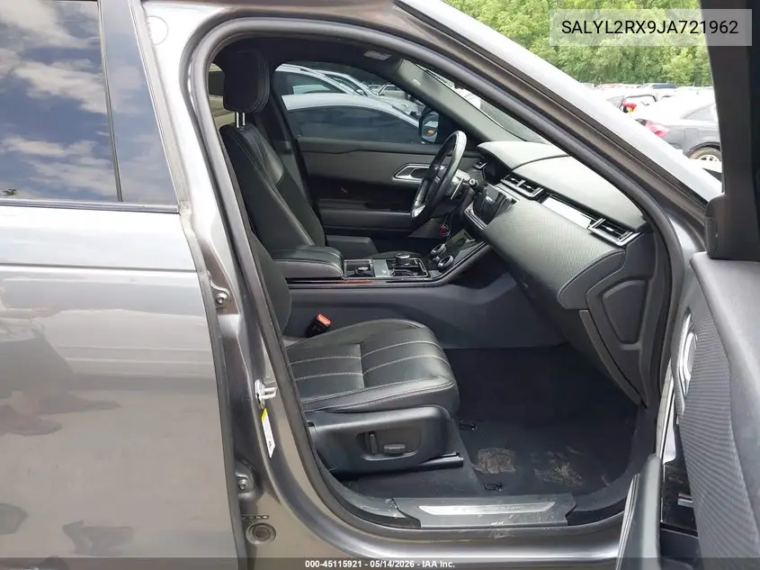 2018 Land Rover Range Rover Velar P250 Se R-Dynamic VIN: SALYL2RX9JA721962 Lot: 45115921