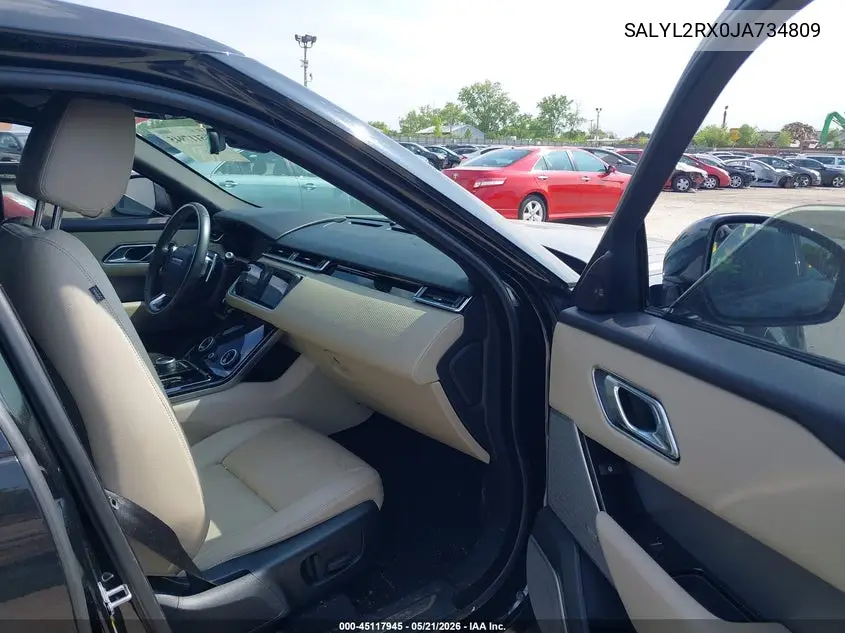 2018 Land Rover Range Rover Velar P250 Se R-Dynamic VIN: SALYL2RX0JA734809 Lot: 45117945