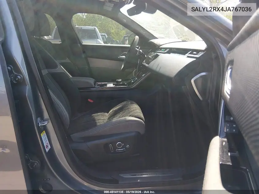 2018 Land Rover Range Rover Velar P250 Se R-Dynamic VIN: SALYL2RX4JA767036 Lot: 45141135