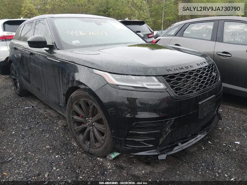 2018 Land Rover Range Rover Velar P380 Se R-Dynamic VIN: SALYL2RV9JA730790 Lot: 45233061