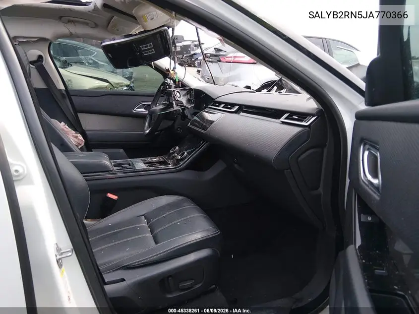 2018 Land Rover Range Rover Velar D180 S VIN: SALYB2RN5JA770366 Lot: 45338261