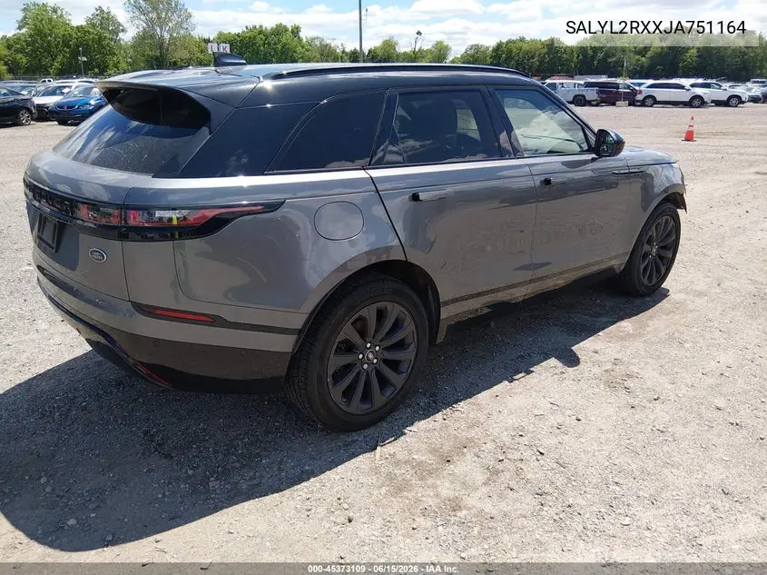2018 Land Rover Range Rover Velar P250 Se R-Dynamic VIN: SALYL2RXXJA751164 Lot: 45373109