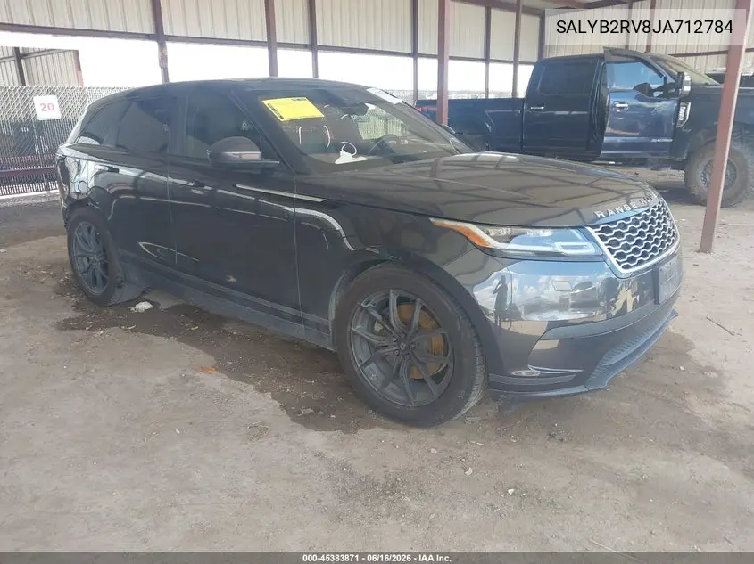 2018 Land Rover Range Rover Velar P380 S VIN: SALYB2RV8JA712784 Lot: 45383871