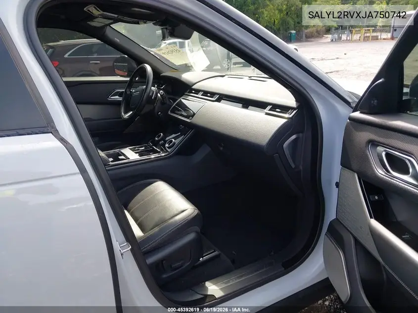 2018 Land Rover Range Rover Velar P380 Se R-Dynamic VIN: SALYL2RVXJA750742 Lot: 45392619