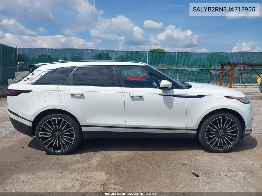 2018 Land Rover Range Rover Velar D180 S VIN: SALYB2RN3JA713955 Lot: 45425300