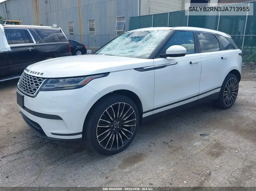 2018 Land Rover Range Rover Velar D180 S VIN: SALYB2RN3JA713955 Lot: 45425300