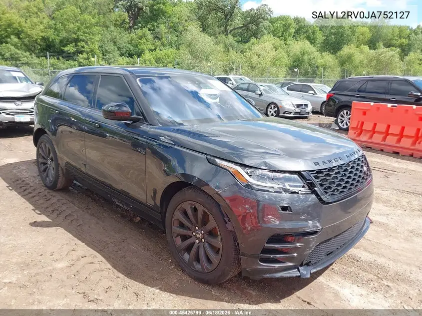 2018 Land Rover Range Rover Velar P380 Se R-Dynamic VIN: SALYL2RV0JA752127 Lot: 45426799