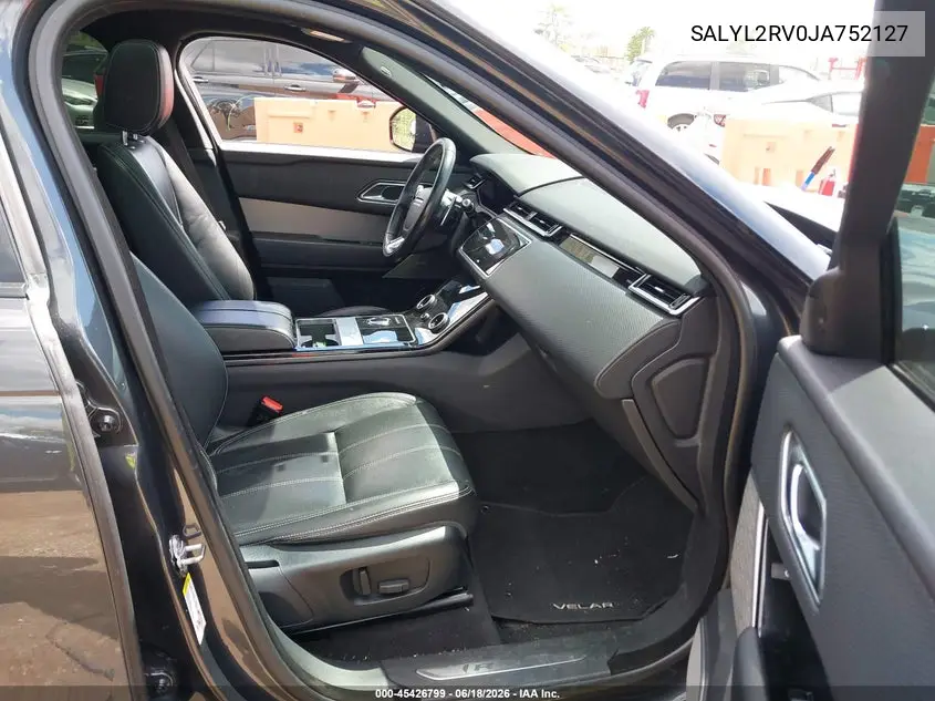2018 Land Rover Range Rover Velar P380 Se R-Dynamic VIN: SALYL2RV0JA752127 Lot: 45426799