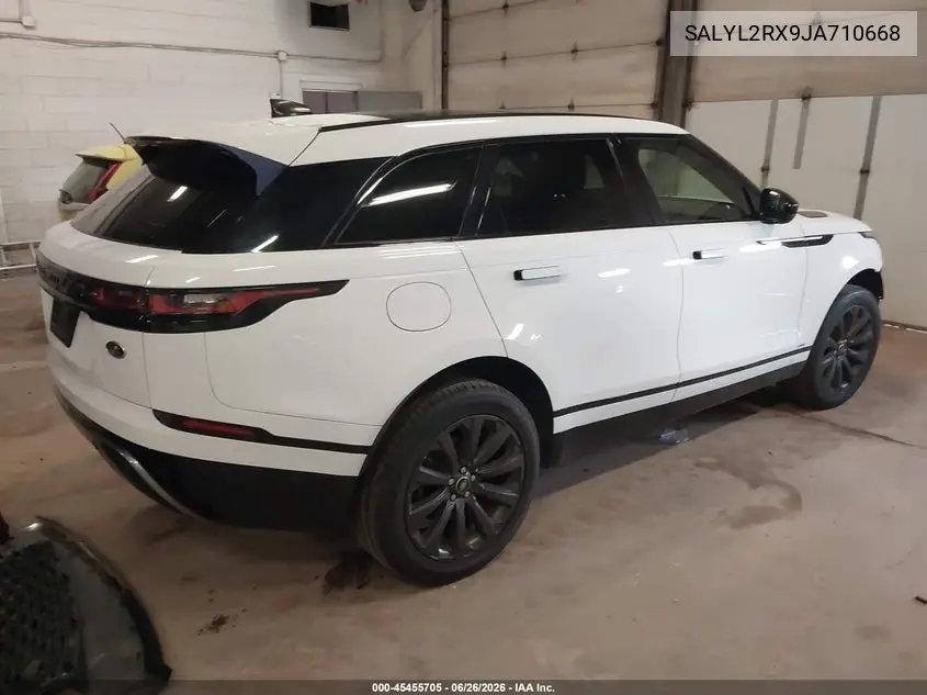 2018 Land Rover Range Rover Velar P250 Se R-Dynamic VIN: SALYL2RX9JA710668 Lot: 45455705