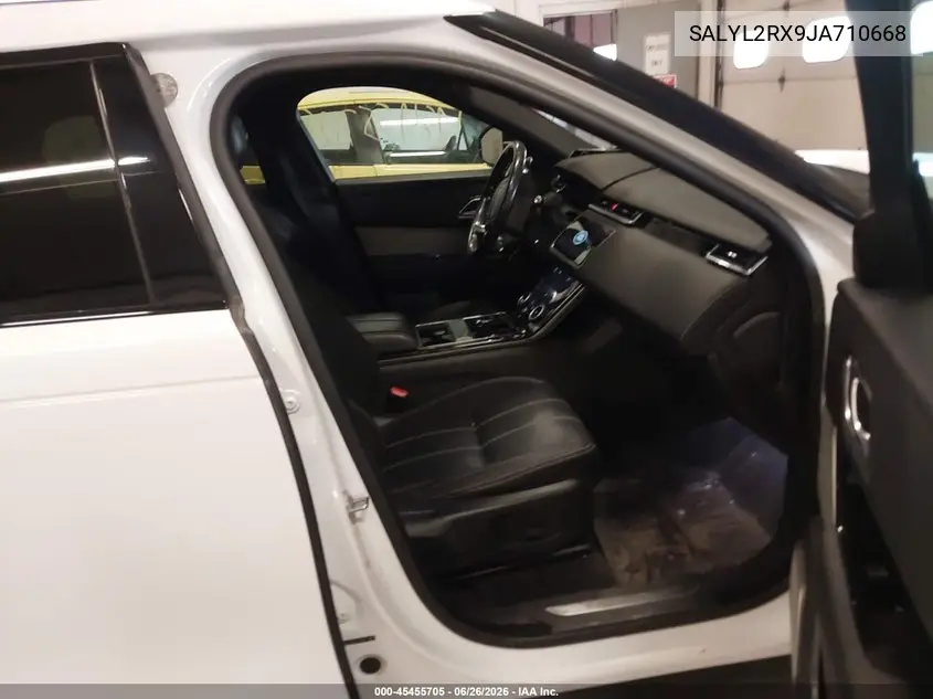 2018 Land Rover Range Rover Velar P250 Se R-Dynamic VIN: SALYL2RX9JA710668 Lot: 45455705