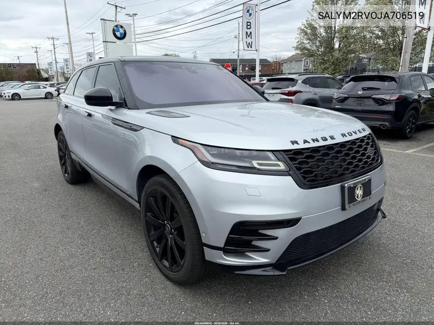 2018 Land Rover Range Rover Velar R-Dynamic Hse VIN: SALYM2RV0JA706519 Lot: 45456643