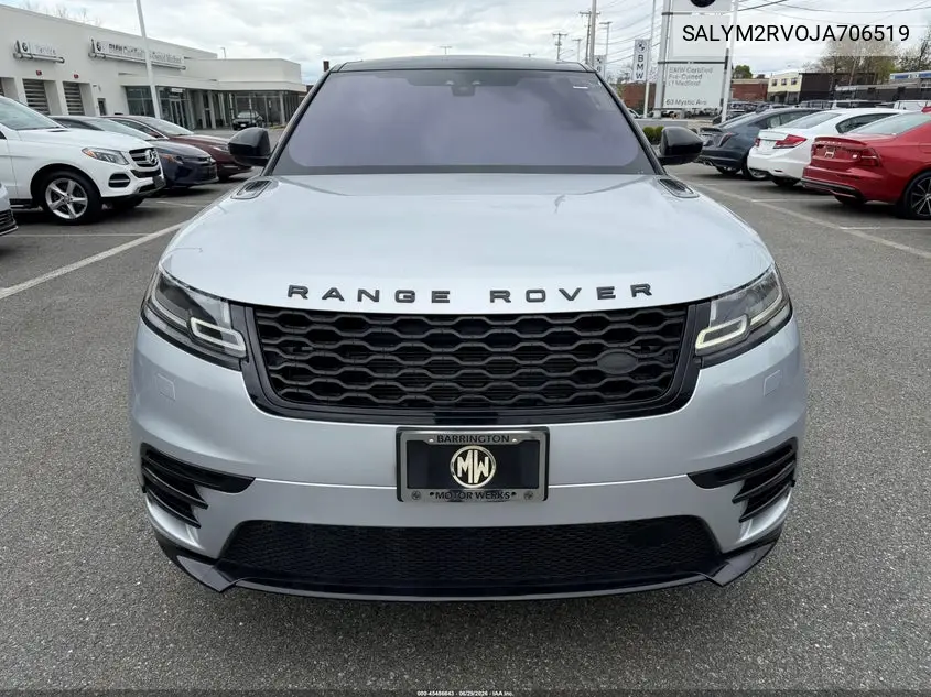 2018 Land Rover Range Rover Velar R-Dynamic Hse VIN: SALYM2RV0JA706519 Lot: 45456643