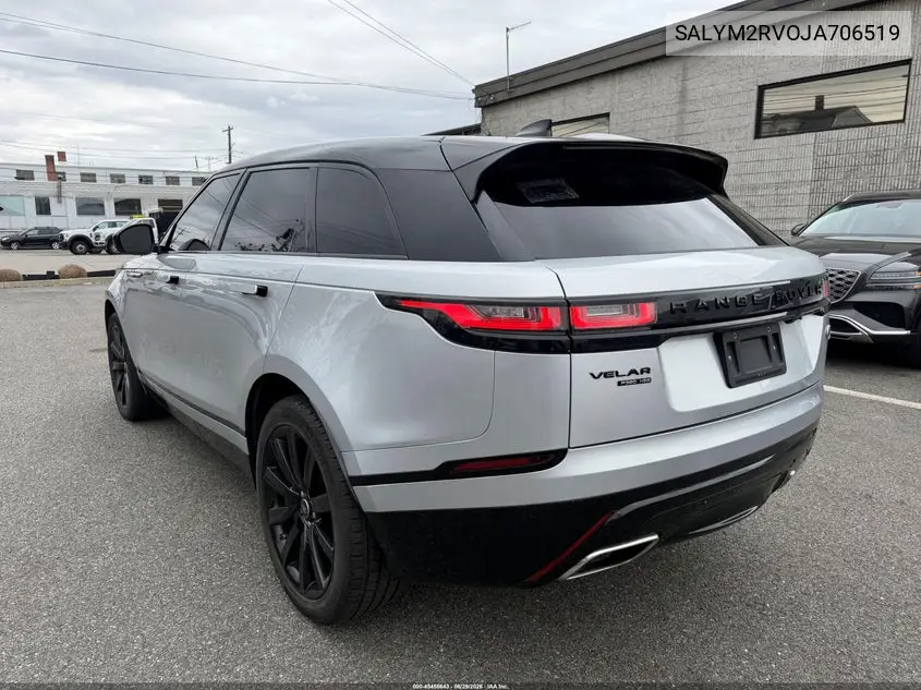 2018 Land Rover Range Rover Velar R-Dynamic Hse VIN: SALYM2RV0JA706519 Lot: 45456643