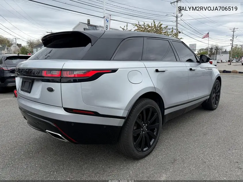 2018 Land Rover Range Rover Velar R-Dynamic Hse VIN: SALYM2RV0JA706519 Lot: 45456643