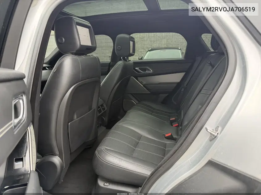 2018 Land Rover Range Rover Velar R-Dynamic Hse VIN: SALYM2RV0JA706519 Lot: 45456643