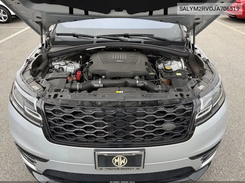2018 Land Rover Range Rover Velar R-Dynamic Hse VIN: SALYM2RV0JA706519 Lot: 45456643