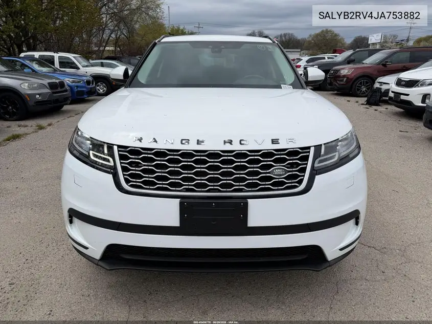 2018 Land Rover Range Rover Velar P380 S VIN: SALYB2RV4JA753882 Lot: 45456778