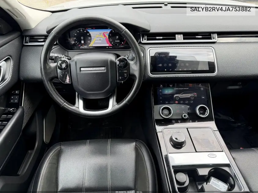 2018 Land Rover Range Rover Velar P380 S VIN: SALYB2RV4JA753882 Lot: 45456778