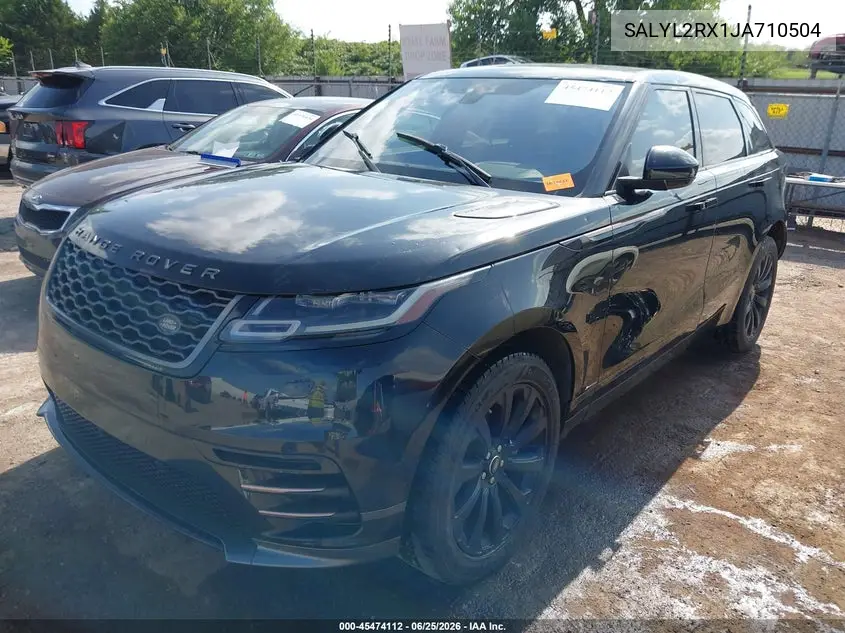 2018 Land Rover Range Rover Velar P250 Se R-Dynamic VIN: SALYL2RX1JA710504 Lot: 45474112