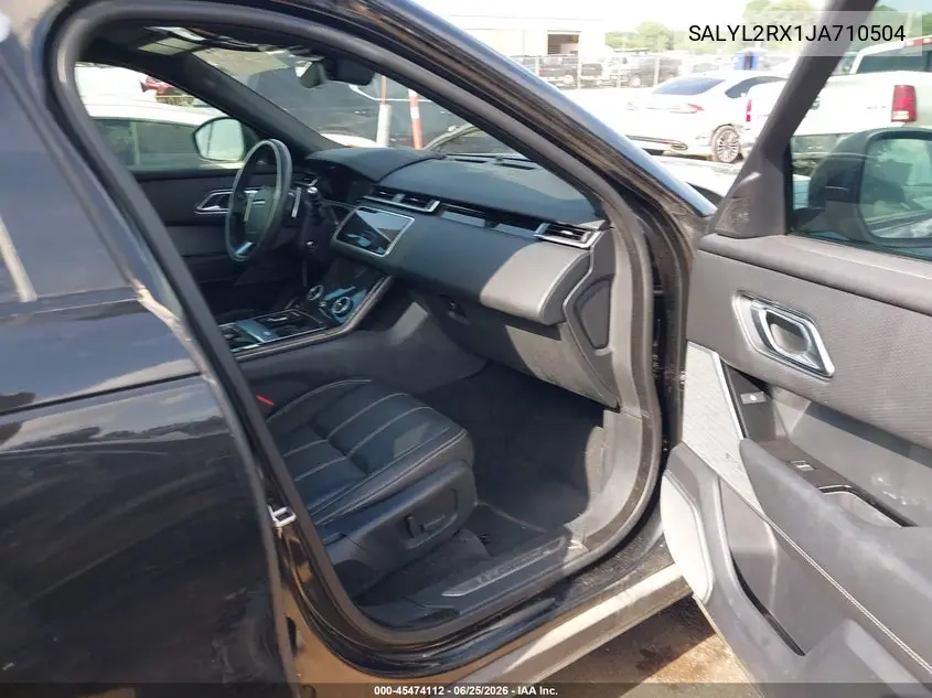 2018 Land Rover Range Rover Velar P250 Se R-Dynamic VIN: SALYL2RX1JA710504 Lot: 45474112