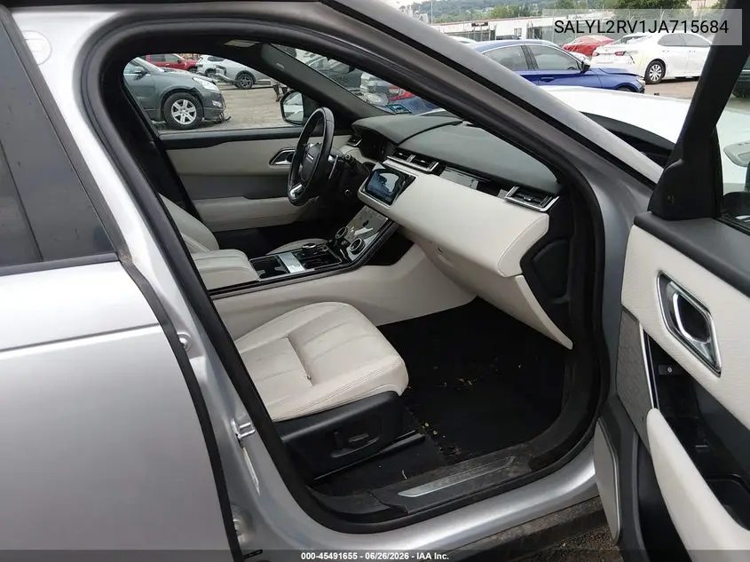 2018 Land Rover Range Rover Velar P380 Se R-Dynamic VIN: SALYL2RV1JA715684 Lot: 45491655
