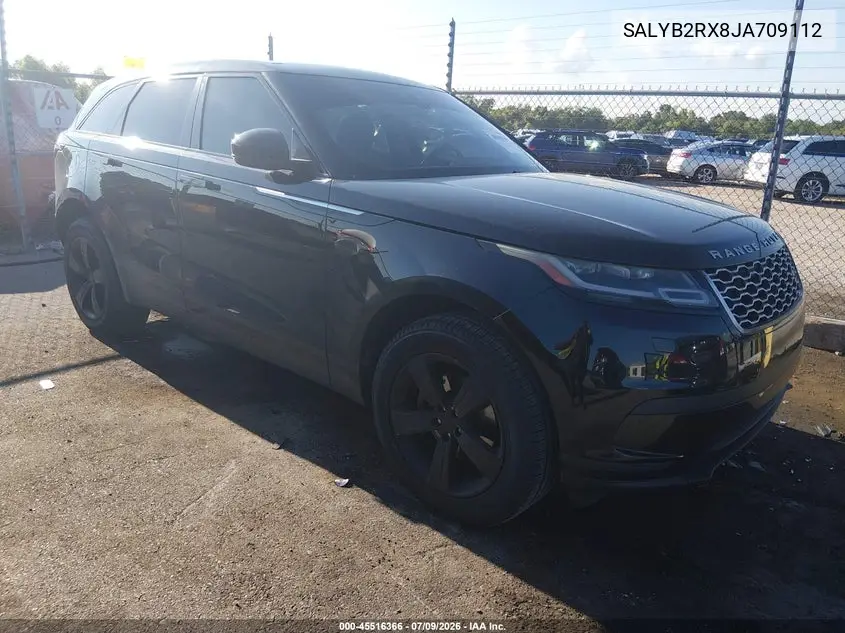 2018 Land Rover Range Rover Velar P250 S VIN: SALYB2RX8JA709112 Lot: 45516366