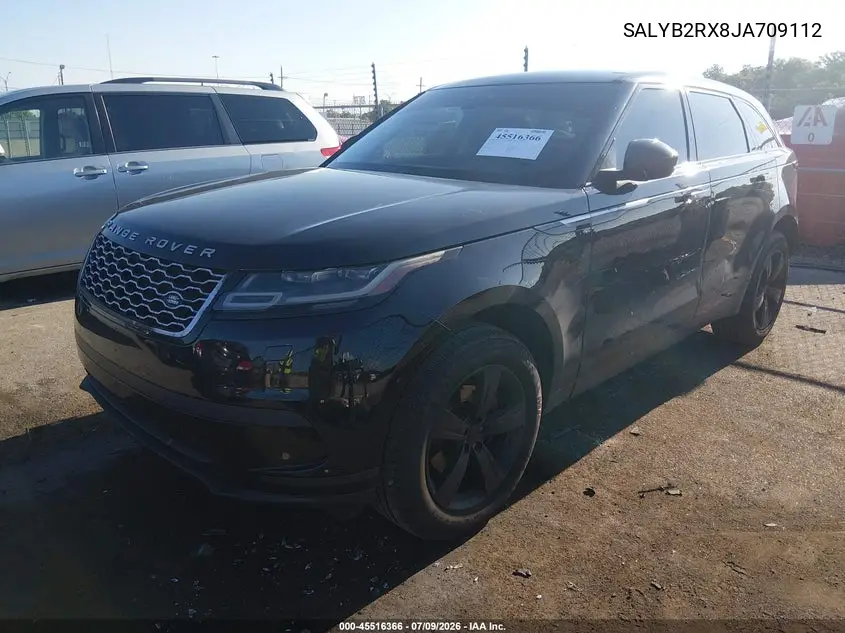 2018 Land Rover Range Rover Velar P250 S VIN: SALYB2RX8JA709112 Lot: 45516366