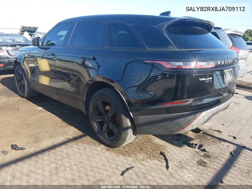2018 Land Rover Range Rover Velar P250 S VIN: SALYB2RX8JA709112 Lot: 45516366
