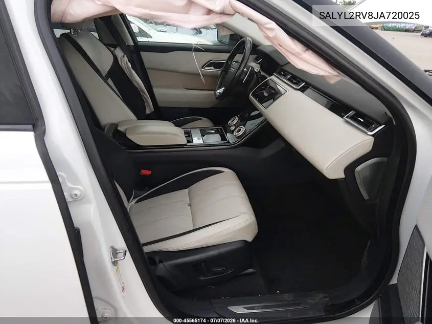 2018 Land Rover Range Rover Velar P380 Se R-Dynamic VIN: SALYL2RV8JA720025 Lot: 45565174