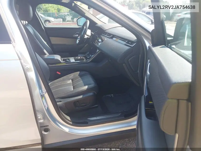 2018 Land Rover Range Rover Velar P380 Se R-Dynamic VIN: SALYL2RV2JA754638 Lot: 45600980