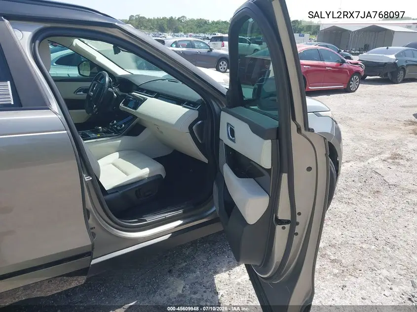2018 Land Rover Range Rover Velar P250 Se R-Dynamic VIN: SALYL2RX7JA768097 Lot: 45609948