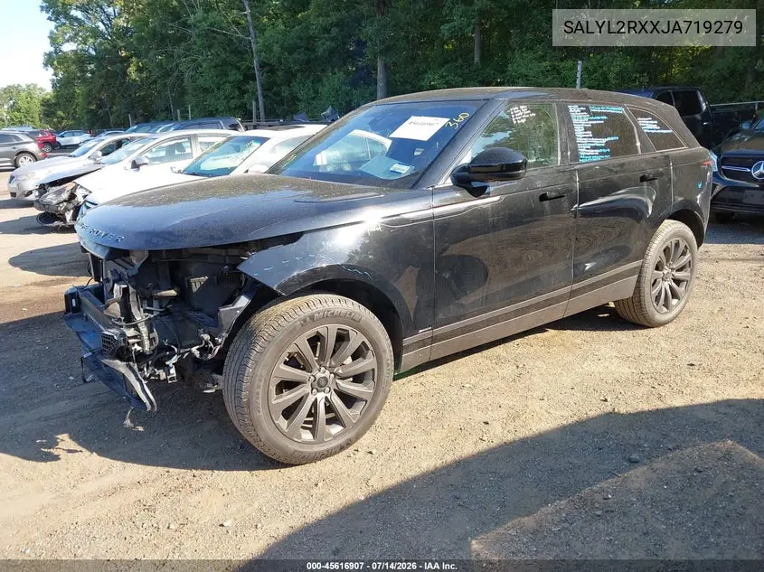 2018 Land Rover Range Rover Velar P250 Se R-Dynamic VIN: SALYL2RXXJA719279 Lot: 45616907