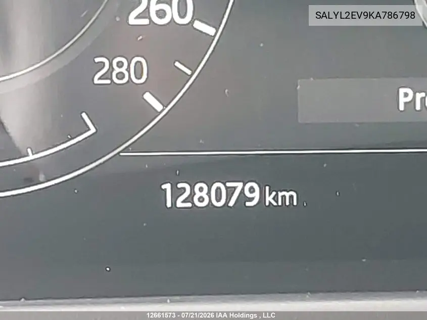 2019 Land Rover Range Rover Velar R-Dynamic Se VIN: SALYL2EV9KA786798 Lot: 12661573