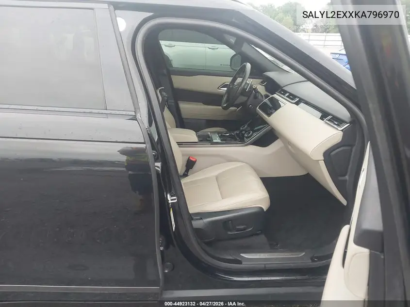 SALYL2EXXKA796970 2019 Land Rover Range Rover Velar P250 R-Dynamic Se