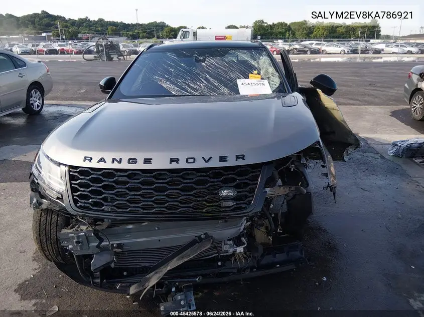 2019 Land Rover Range Rover Velar P380 R-Dynamic Hse VIN: SALYM2EV8KA786921 Lot: 45425578