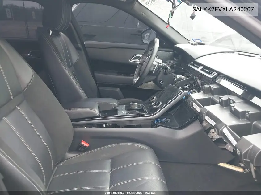 2020 Land Rover Range Rover Velar P340 R-Dynamic S VIN: SALYK2FVXLA240207 Lot: 44891259